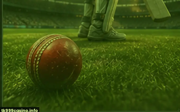 Cricket ball on the pitch, tk999 sportsbook